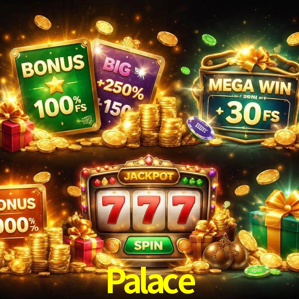 Tipos de bonos Palace incluyendo recompensas de bienvenida y promociones continuas