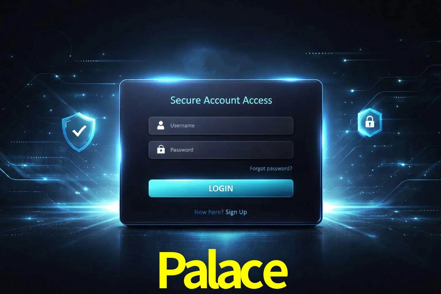 Pantalla de inicio de sesión de cuenta Palace para usuarios en México